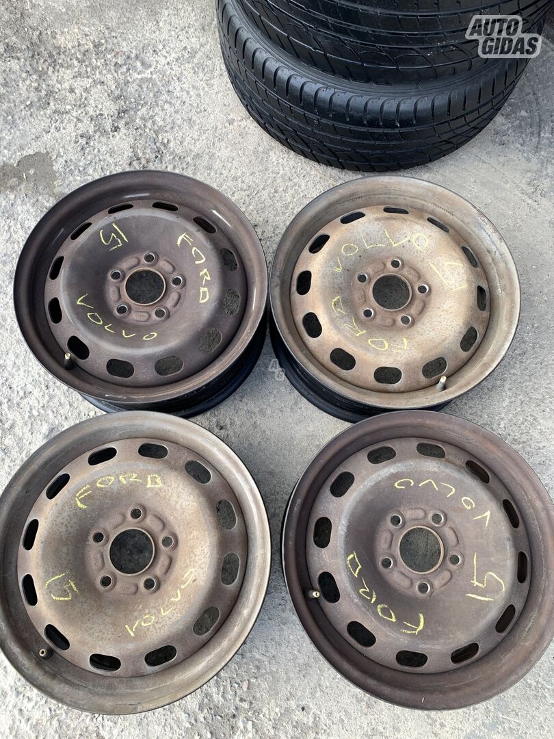 Ford VOLVO steel stamped R15 rims