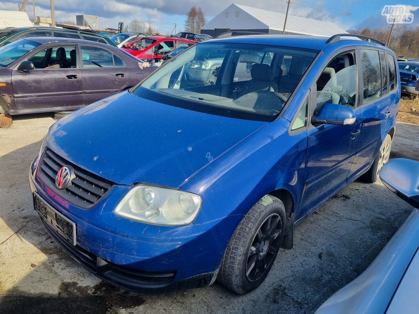 Volkswagen Touran 2005 m dalys