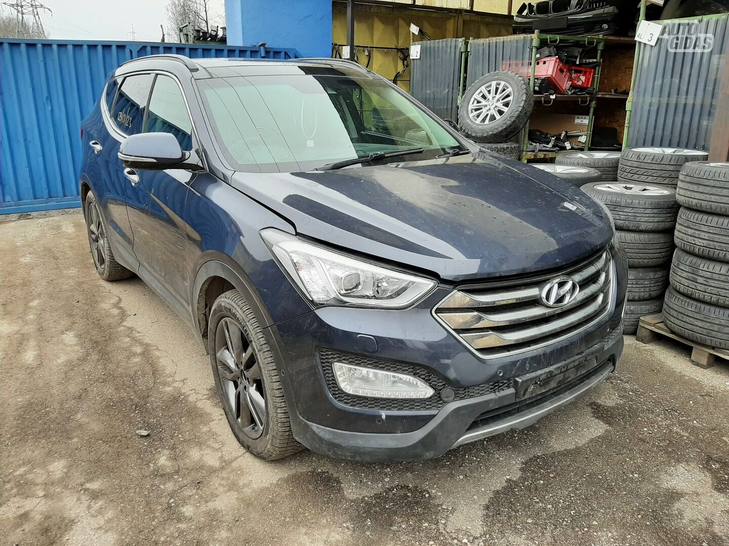 Hyundai Santa Fe 2014 m dalys