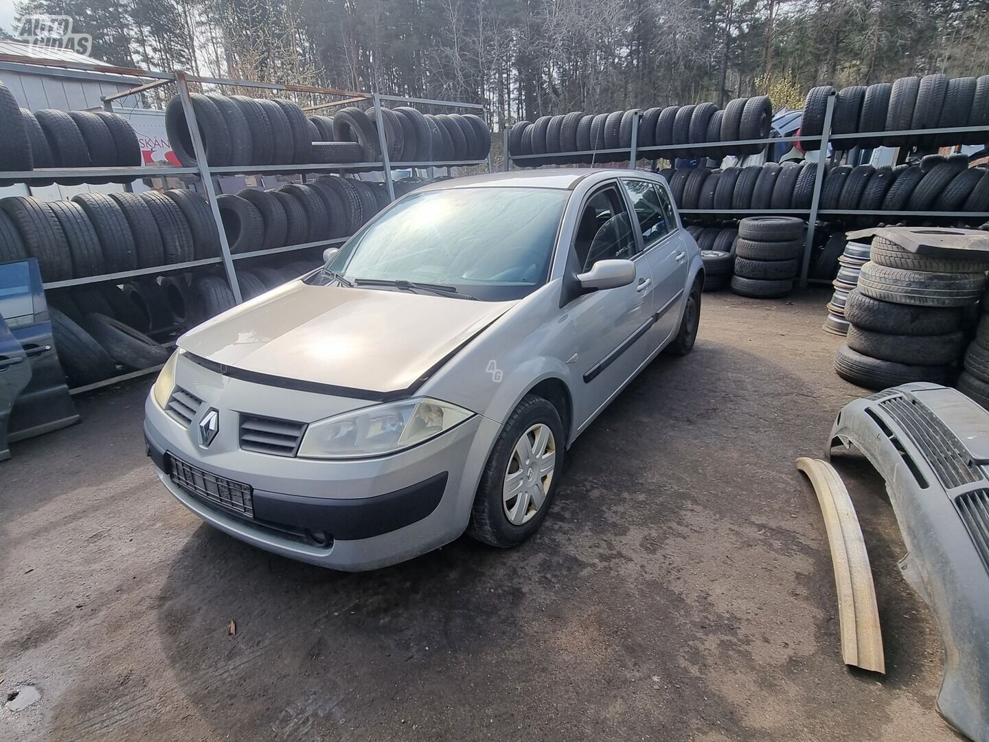 Renault Megane II 2004 m dalys