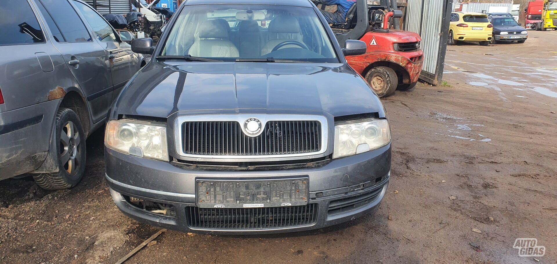 Skoda Superb I AKE 2003 г запчясти