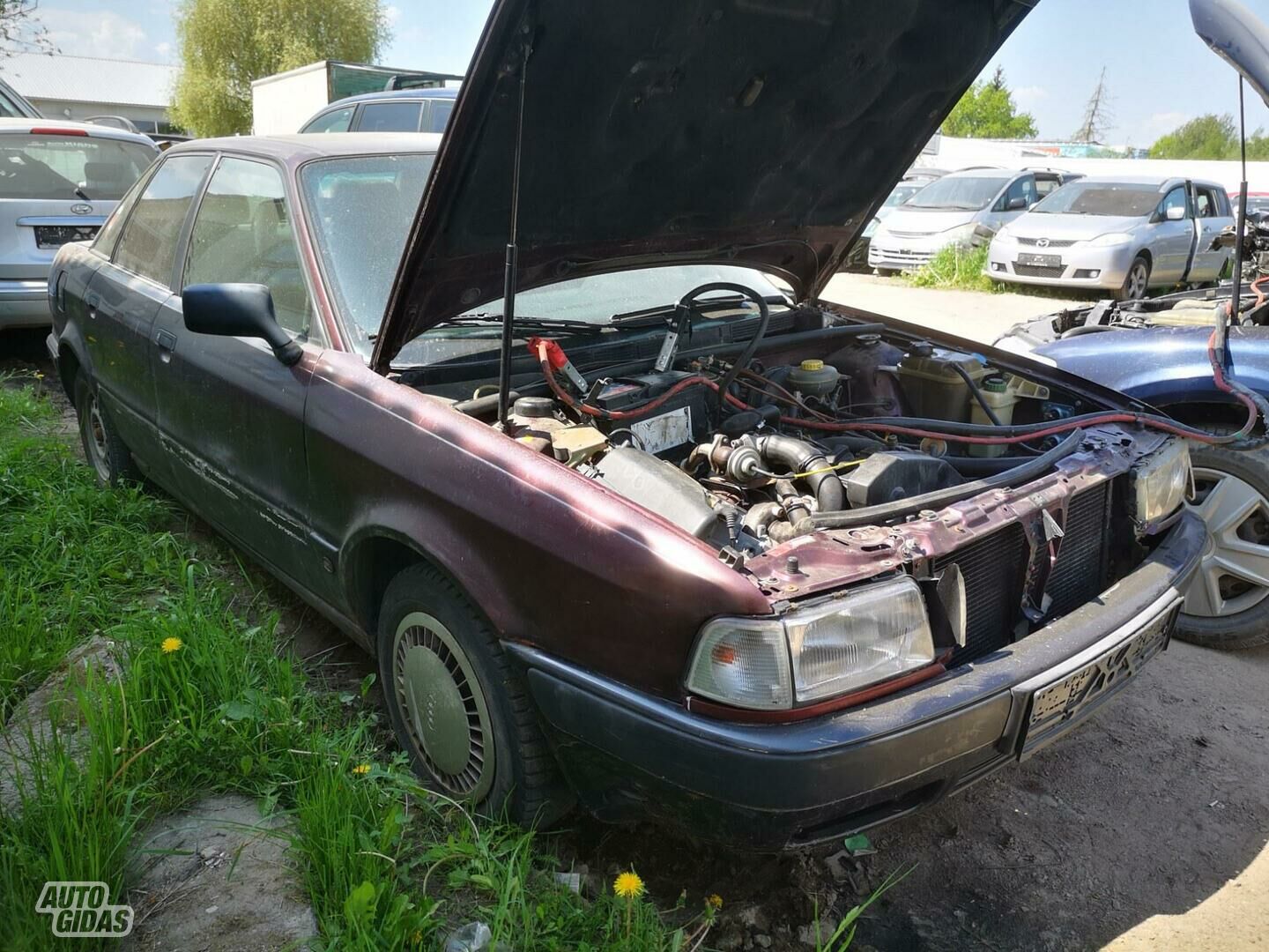 Audi 80 1992 m dalys