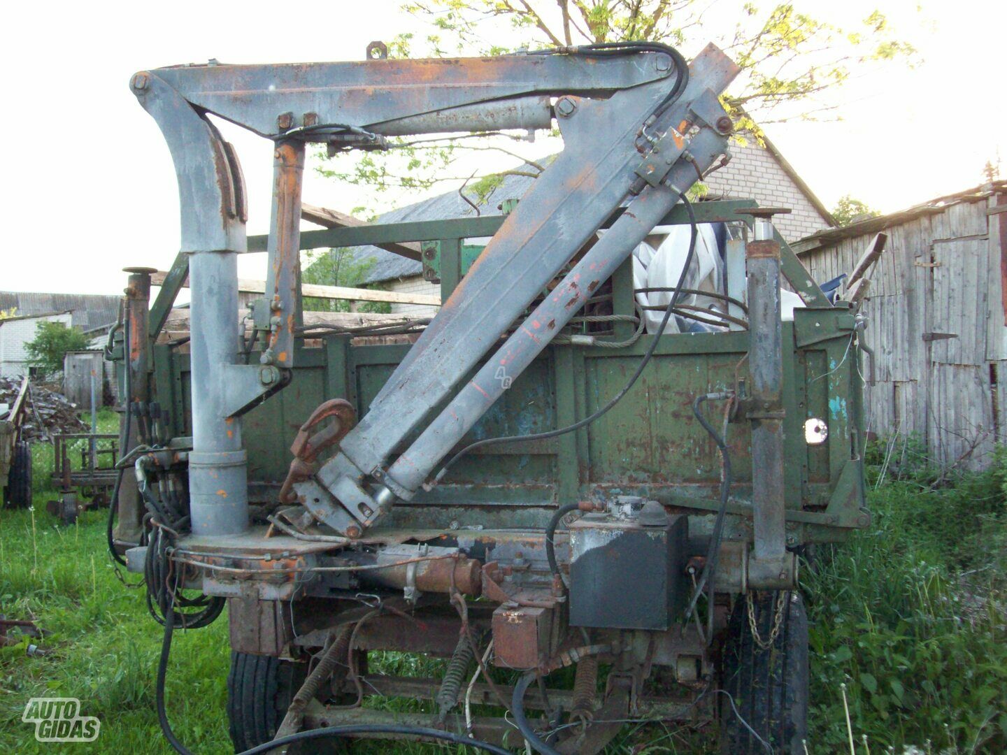 PTS-4 1988 m Traktoriaus priekaba