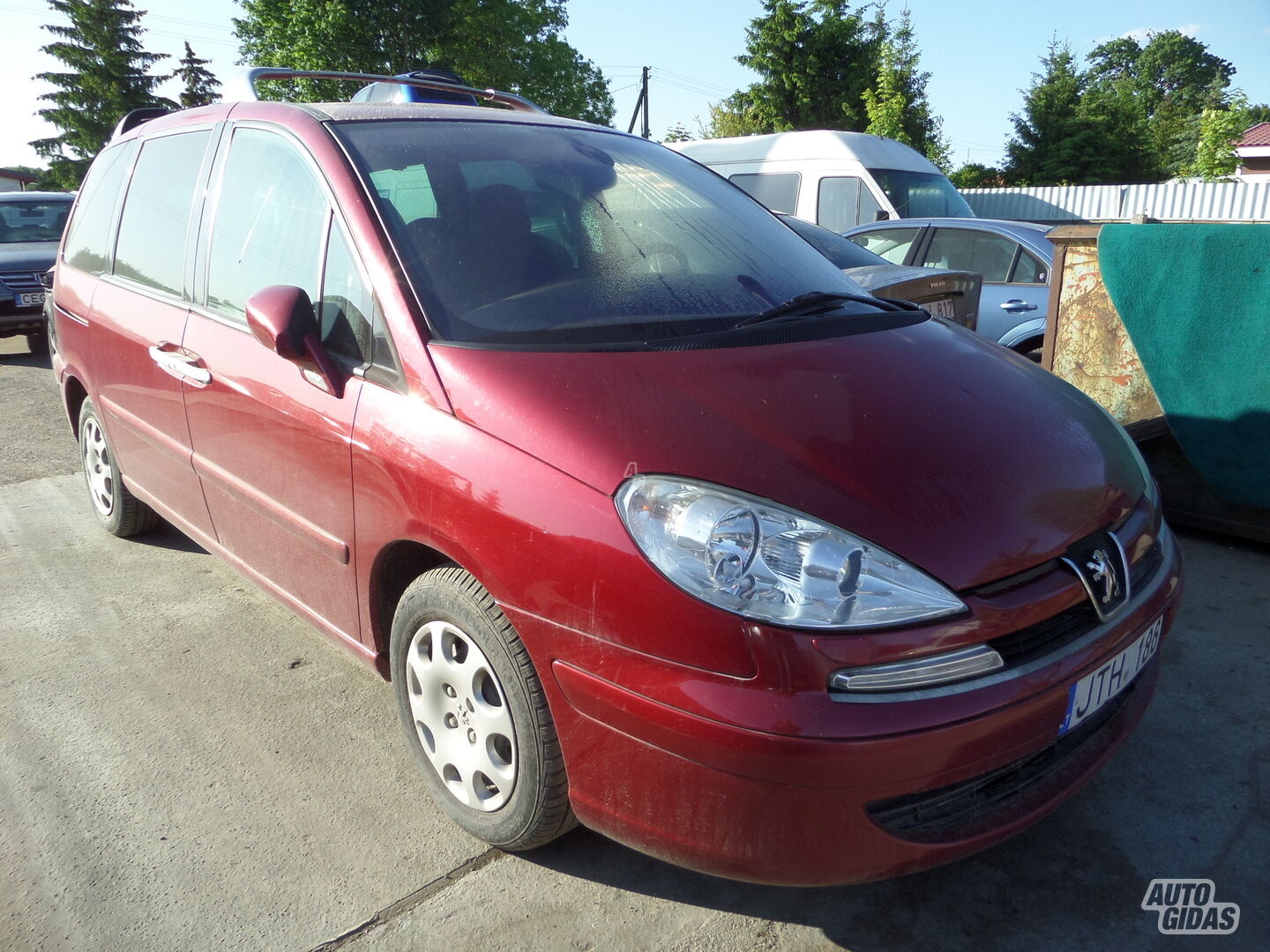 Peugeot 807  6 begiu 2.2 var.ben 2005 m dalys