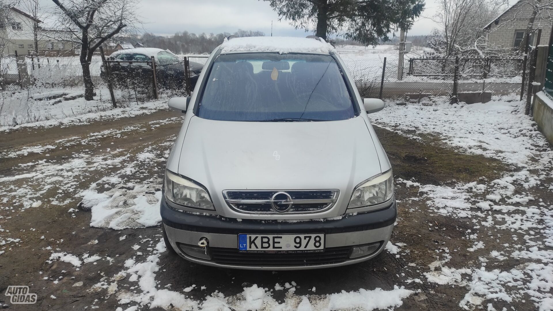 Opel Zafira A 2003 г запчясти