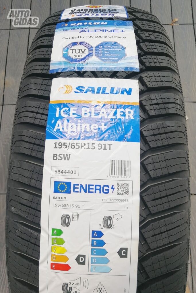 Sailun Ice Blazer Alpine+ R15 žieminės padangos lengviesiems