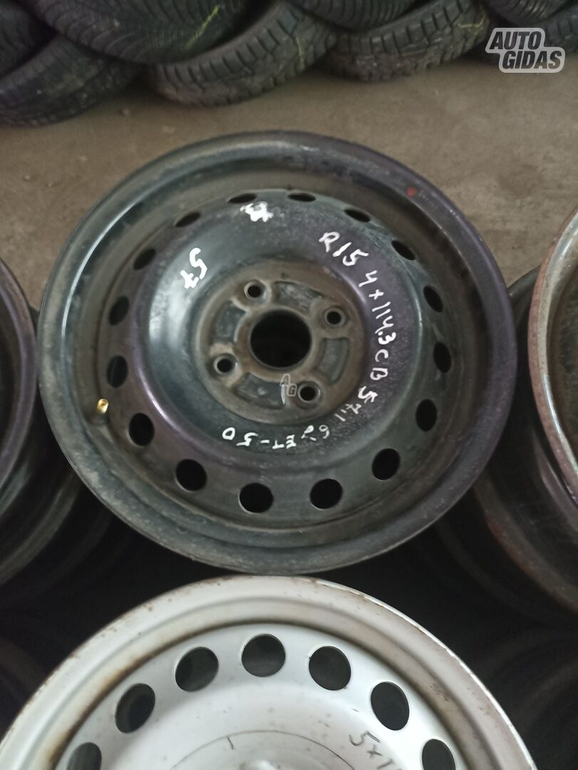 R15 plieniniai štampuoti ratlankiai