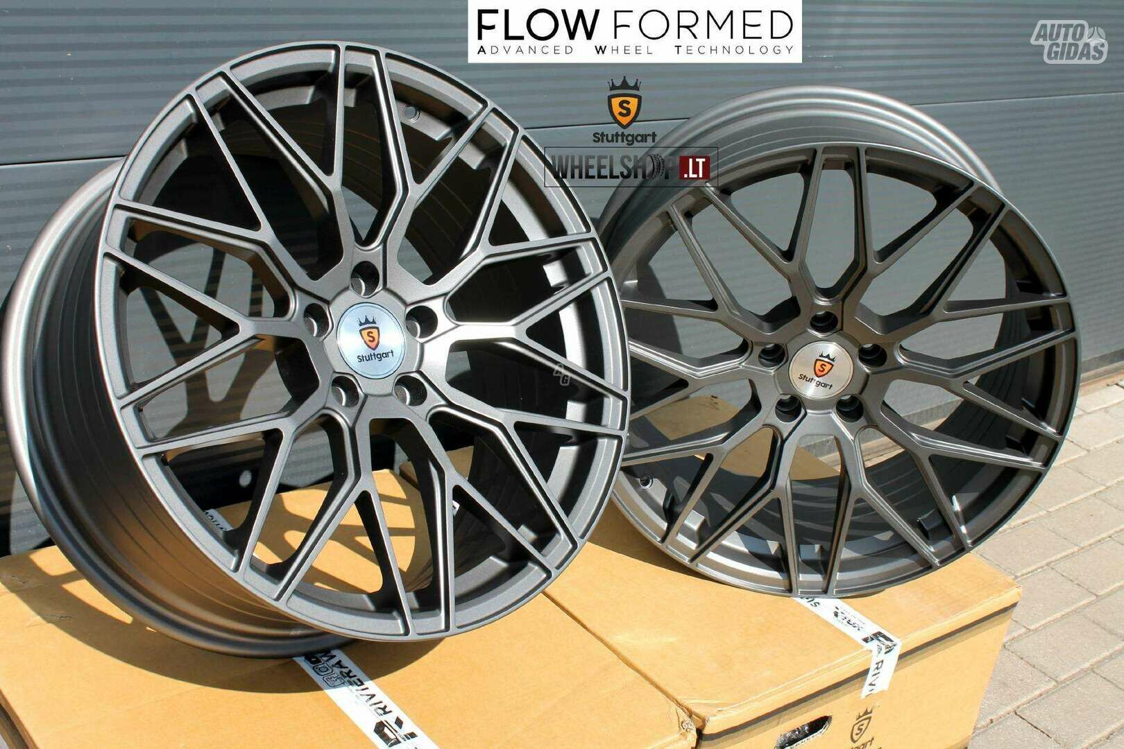 SF14 Matt Gunmetal FlowFormed rims