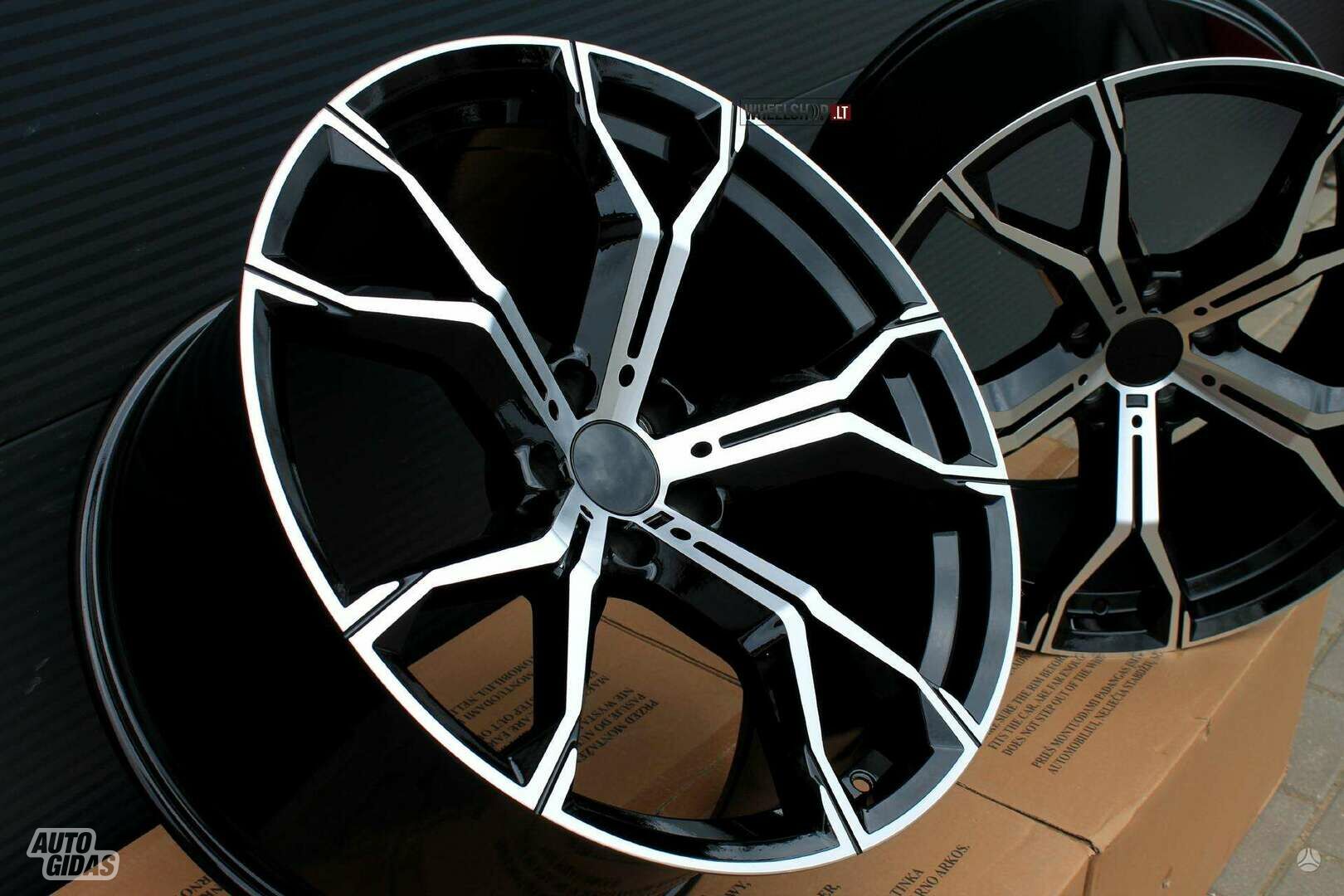 741M Style Black Polished rims