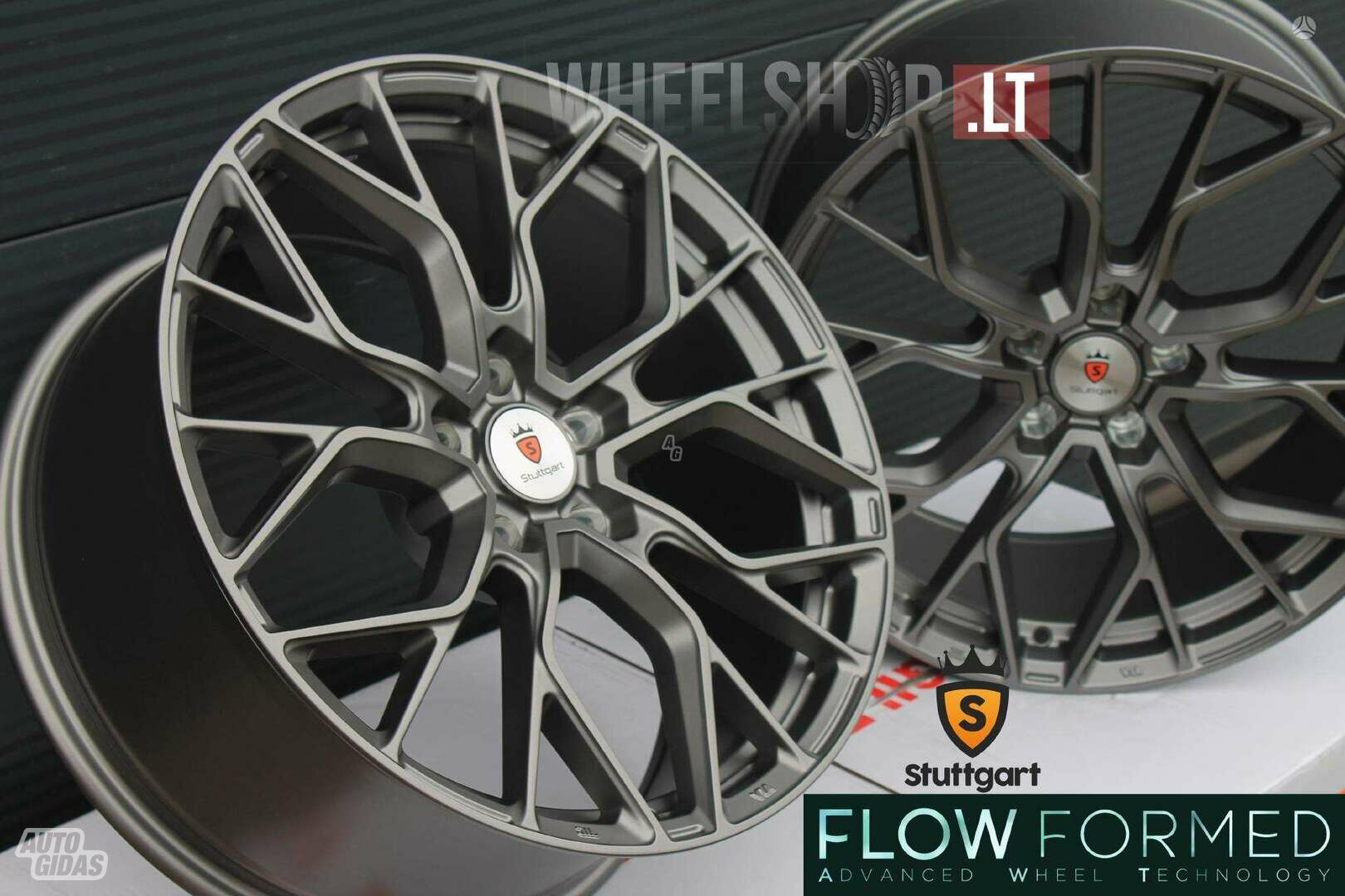 SF12 Matt GunMetal FlowFormed rims