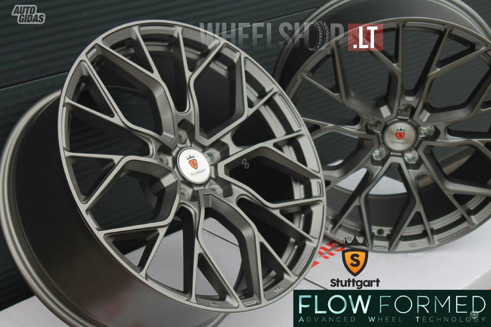 SF12 Matt GunMetal FlowFormed rims