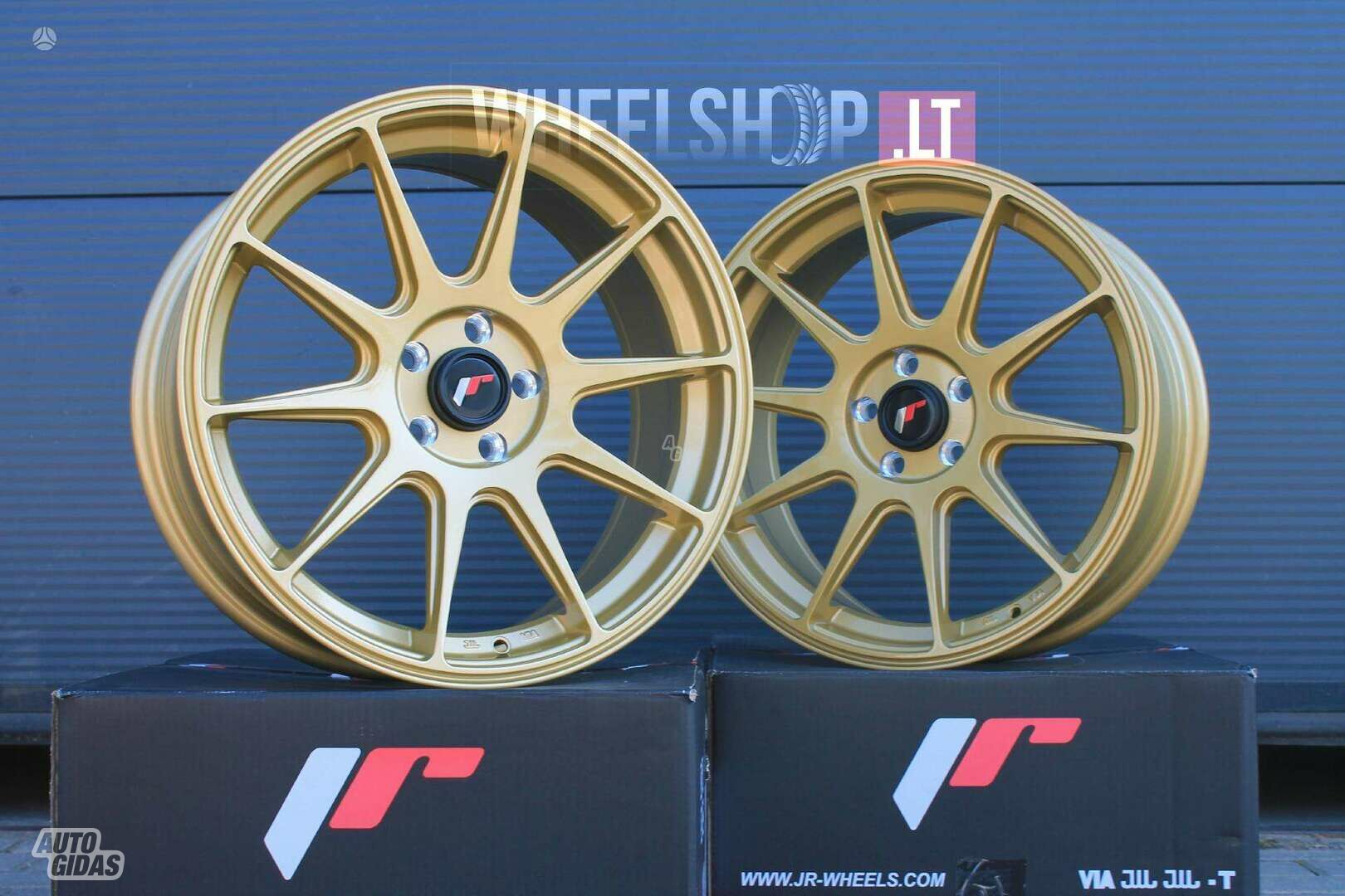 JR11 Gold rims