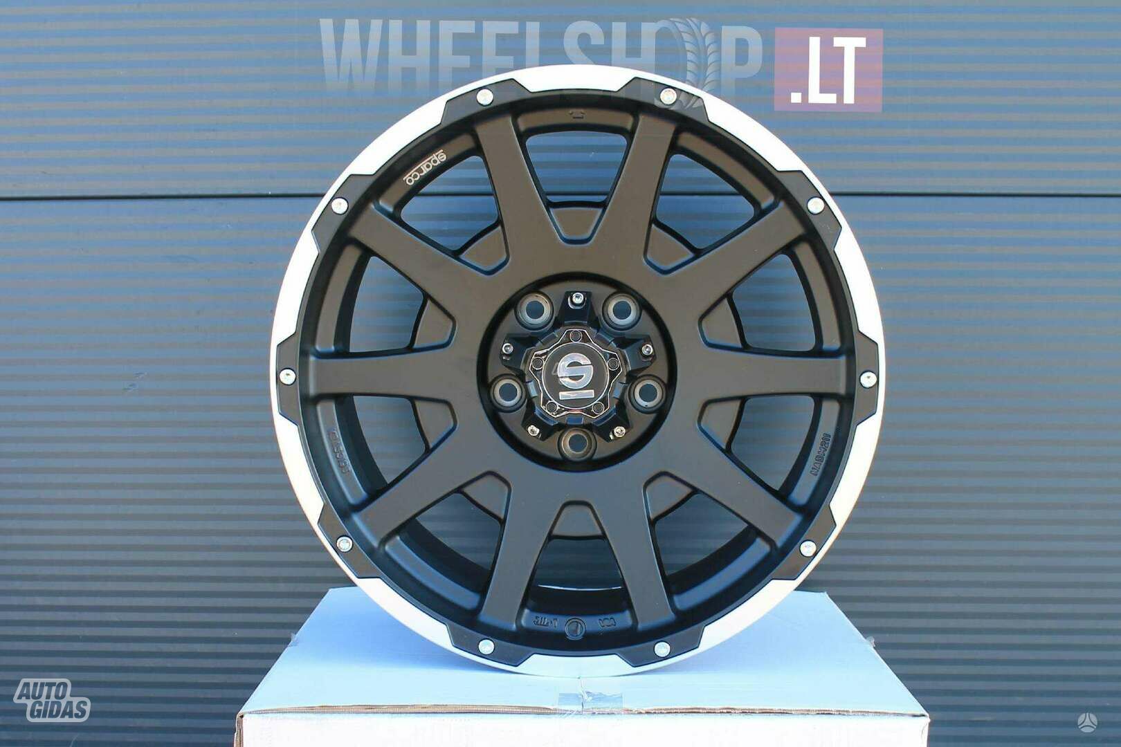 Dakar Matt Black Lip Polished rims