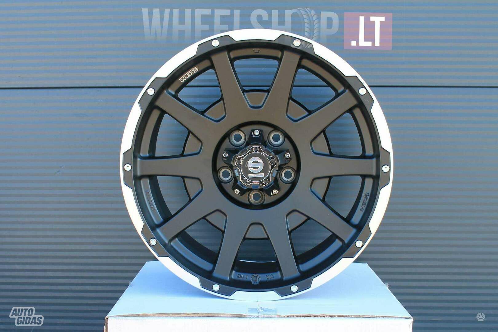 Dakar Matt Black Lip Polished rims