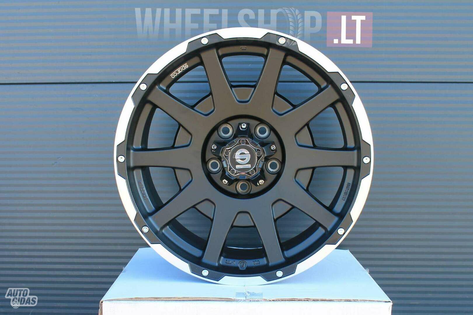 Dakar Matt Black Lip Polished rims