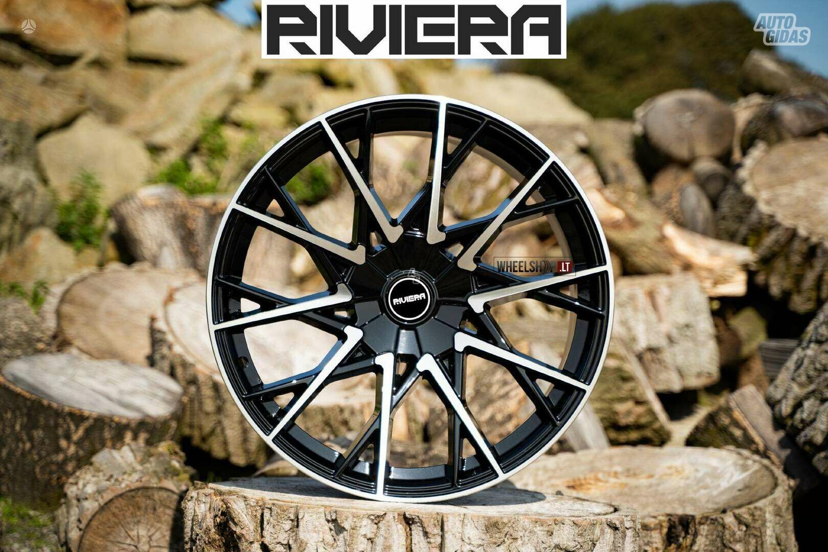 RIVIERA RV197 Black Polished light alloy R20 rims