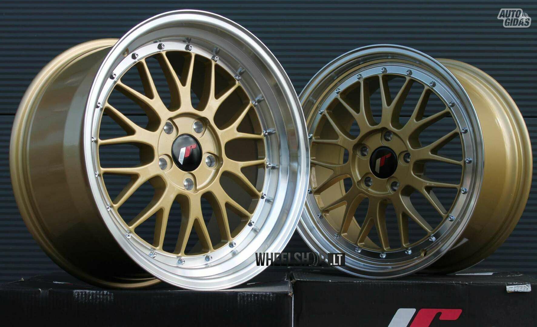 JR23 Gold rims