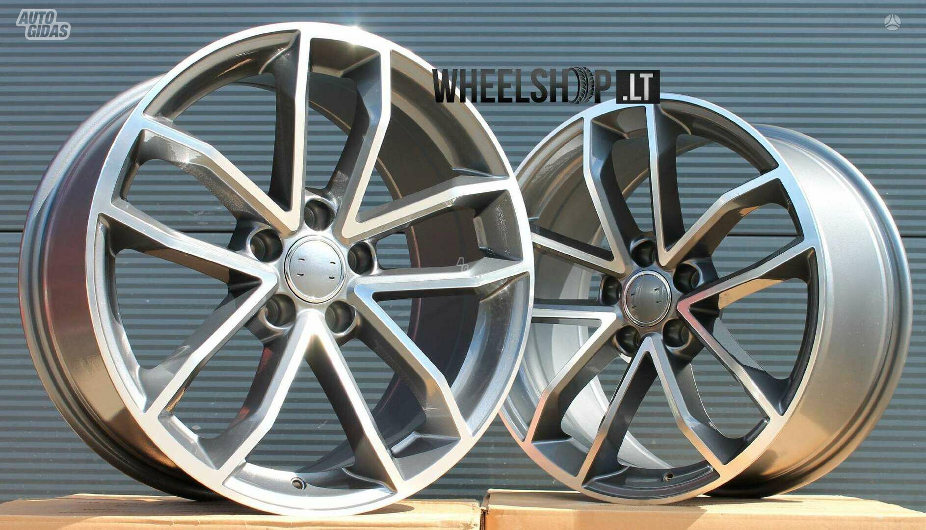 A5 Style Grey Polished rims