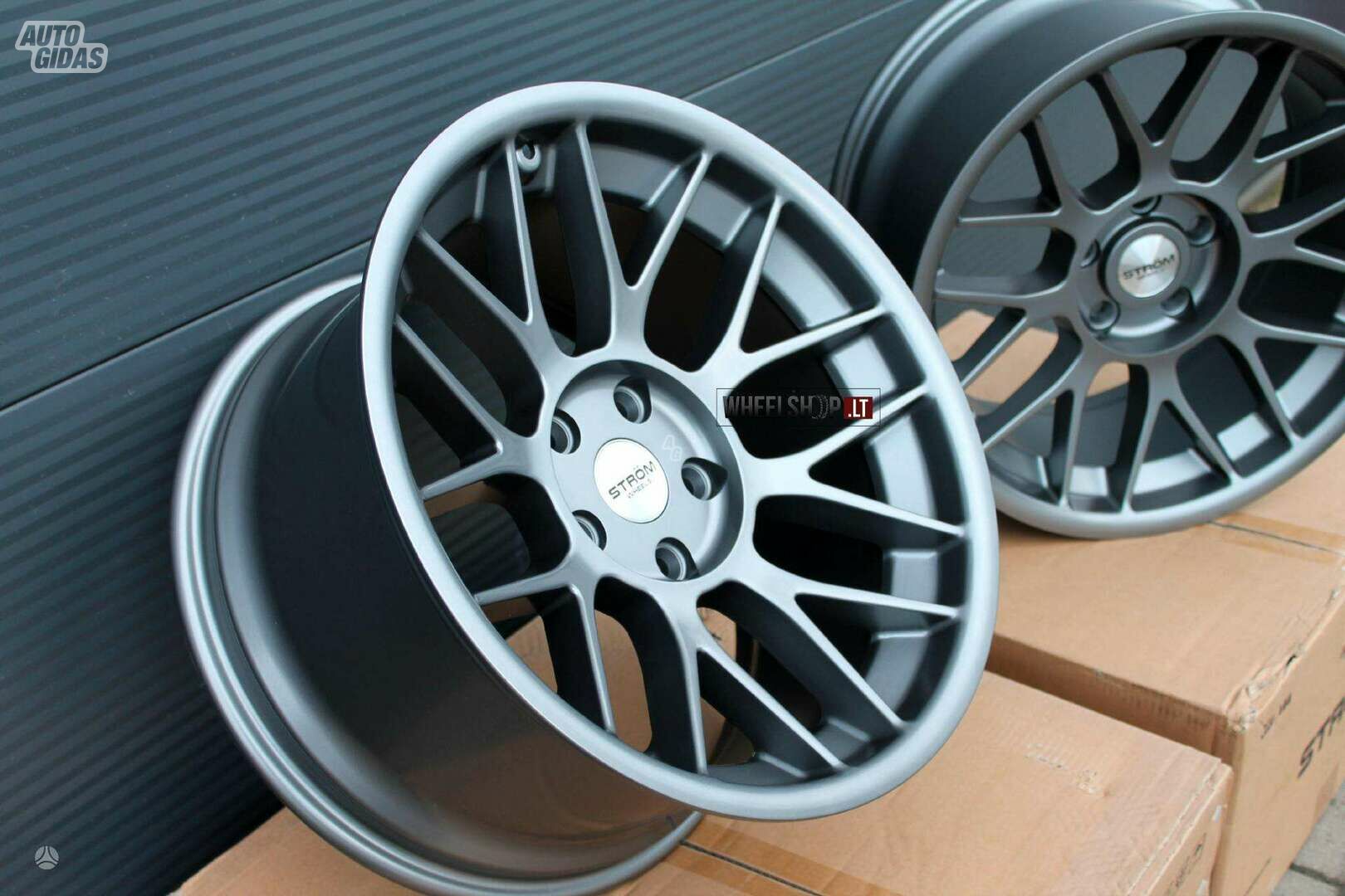 STR2 RC Grey Deep Concave ratlankiai