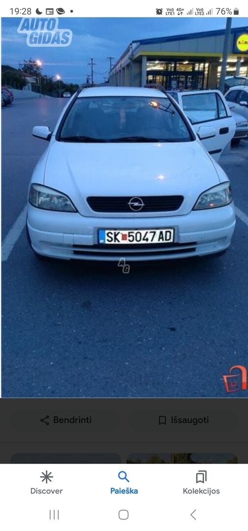 Opel Astra 2001 y parts