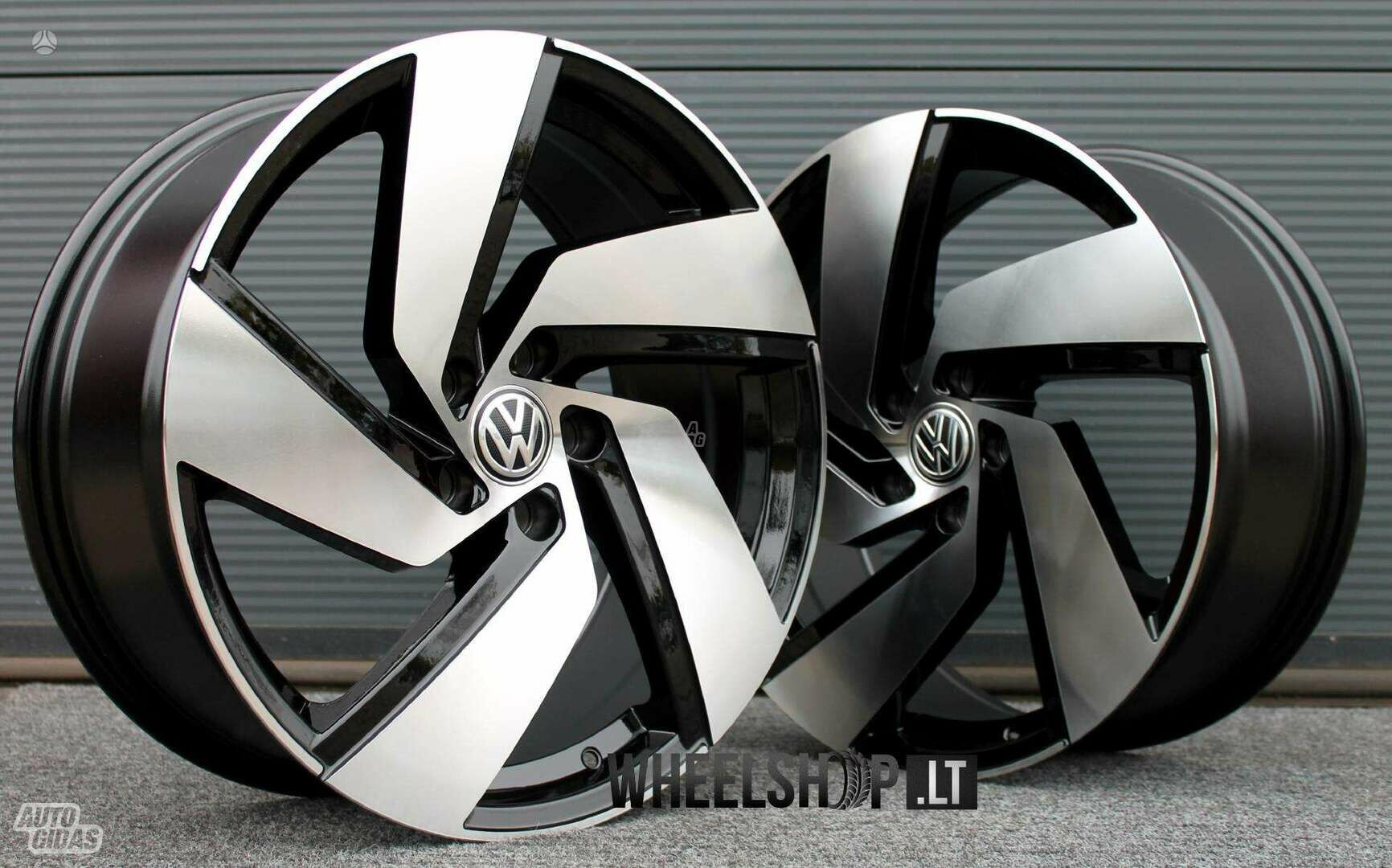 Golf GTI8 Style Black Polished rims