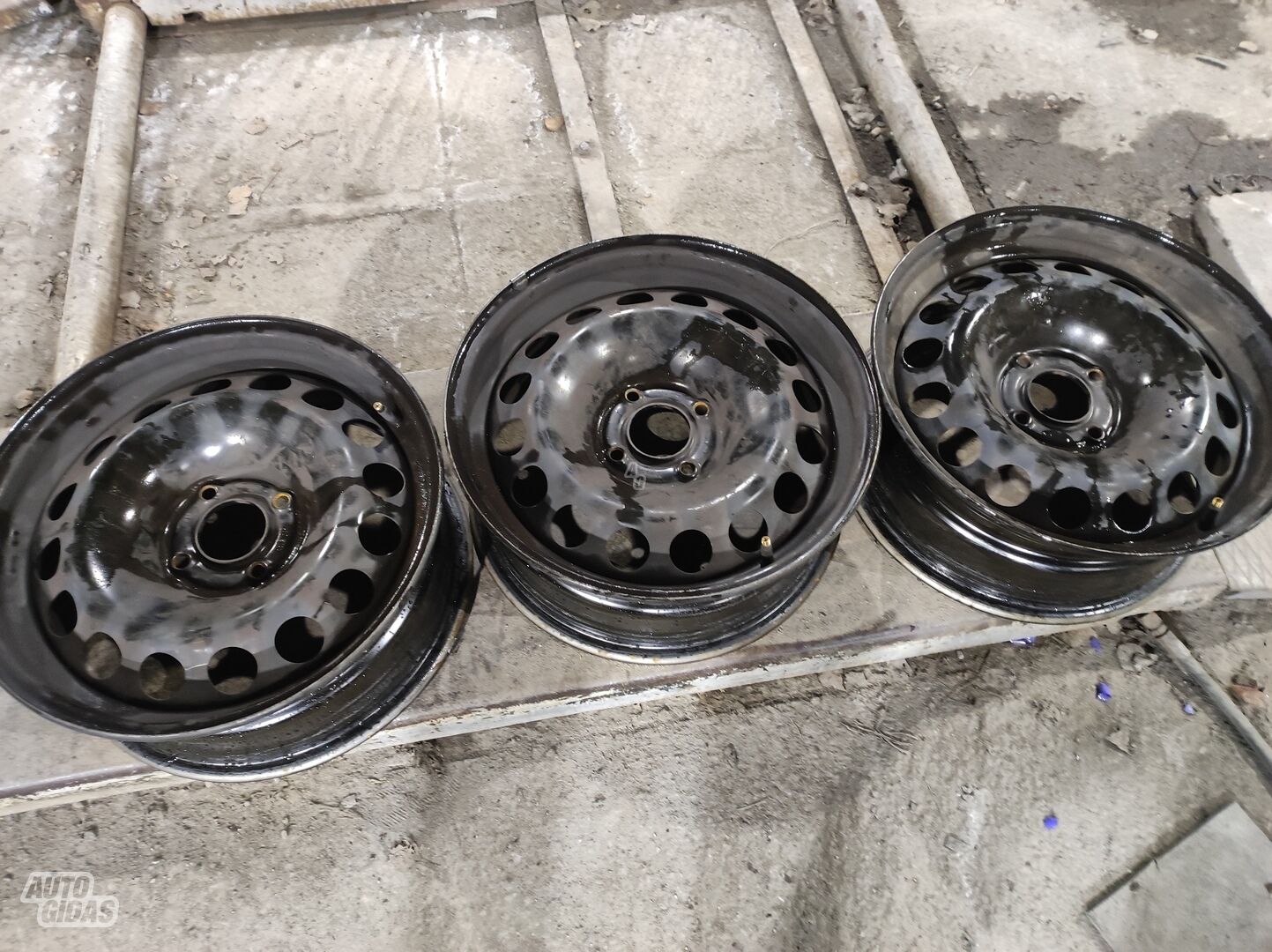 Steel stamped R16 rims