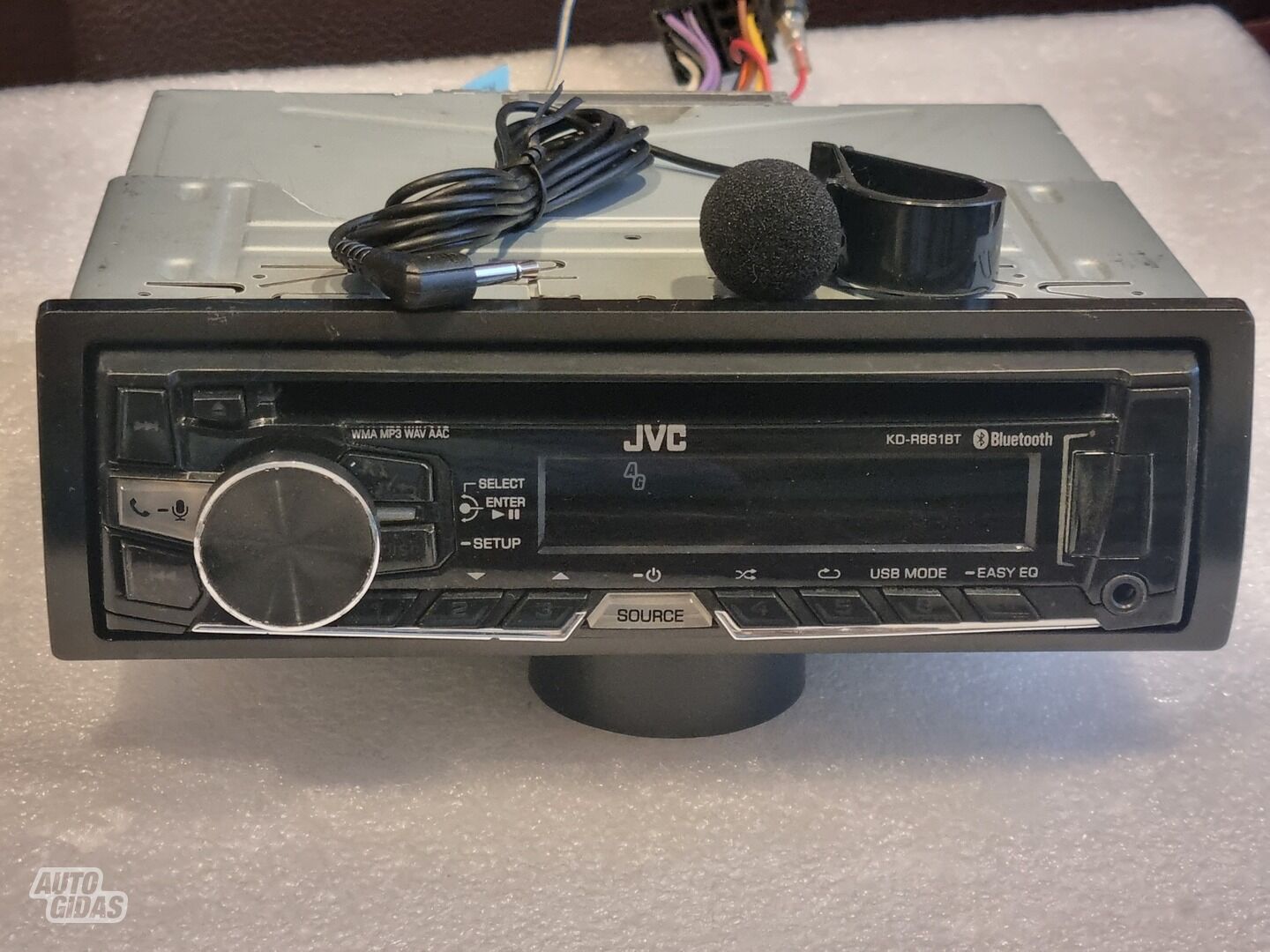 JVC KD-R861BT CD/MP3 grotuvas