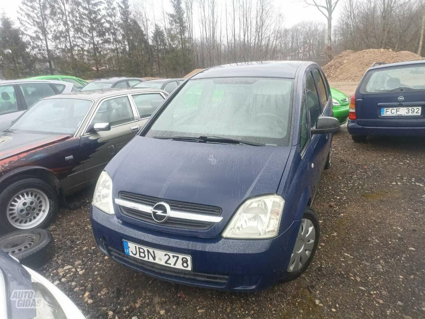 Opel Meriva 2005 y parts