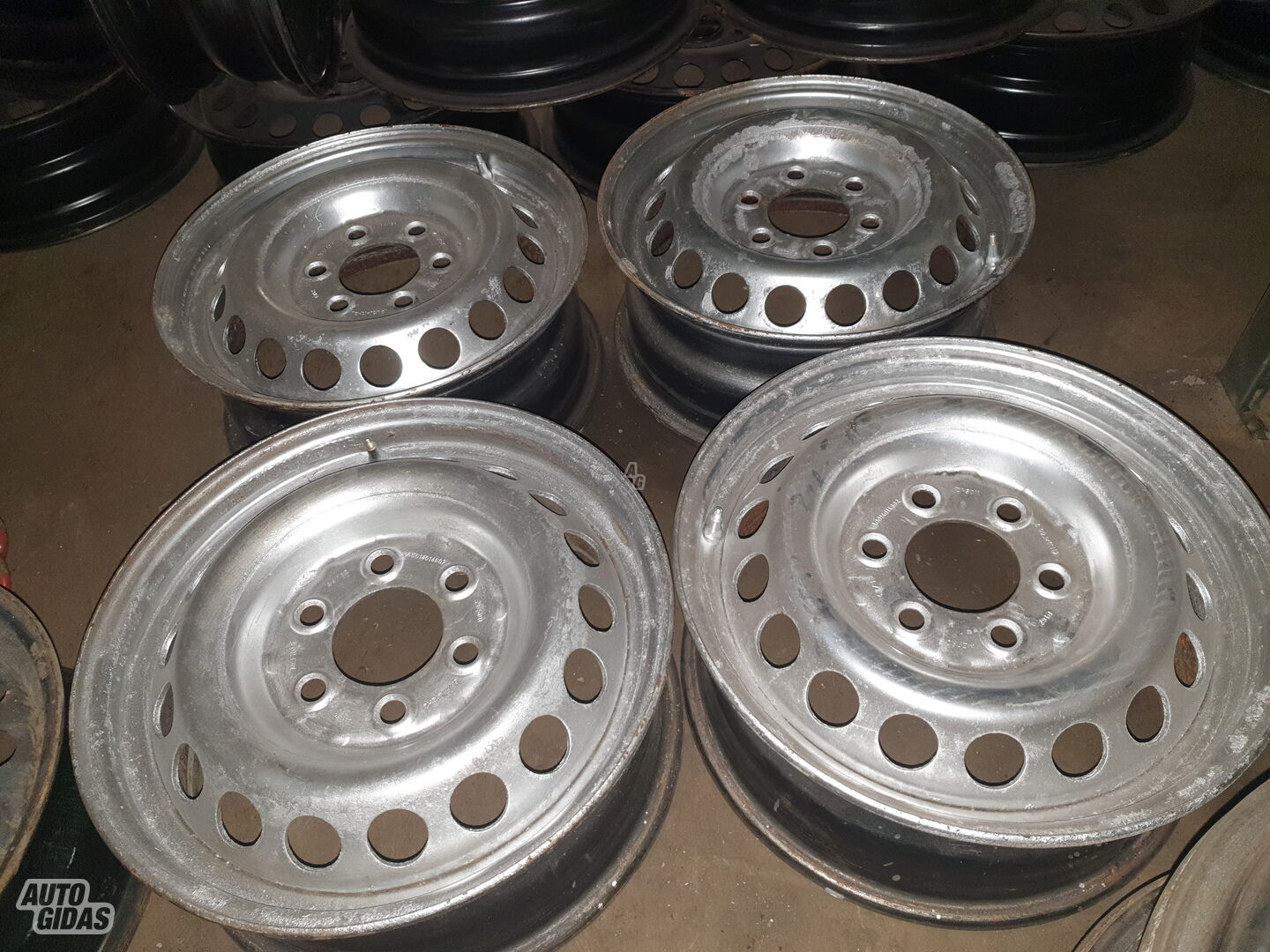 Steel stamped R16 rims