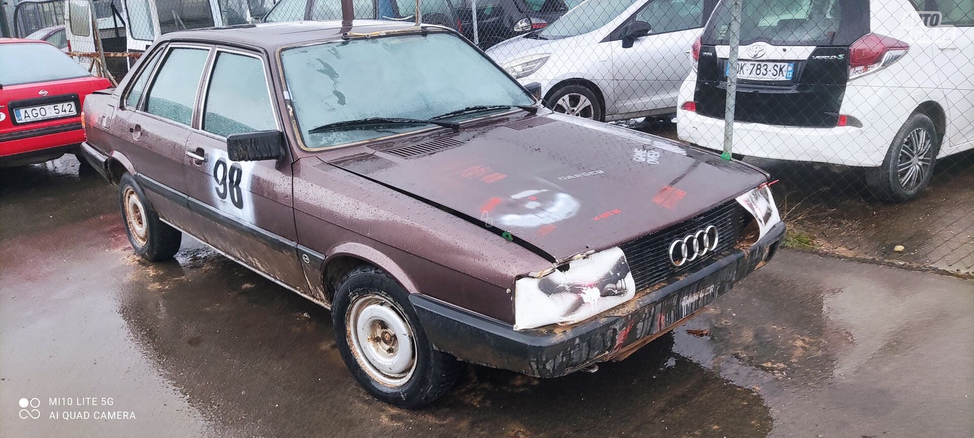 Audi 80 1986 m dalys