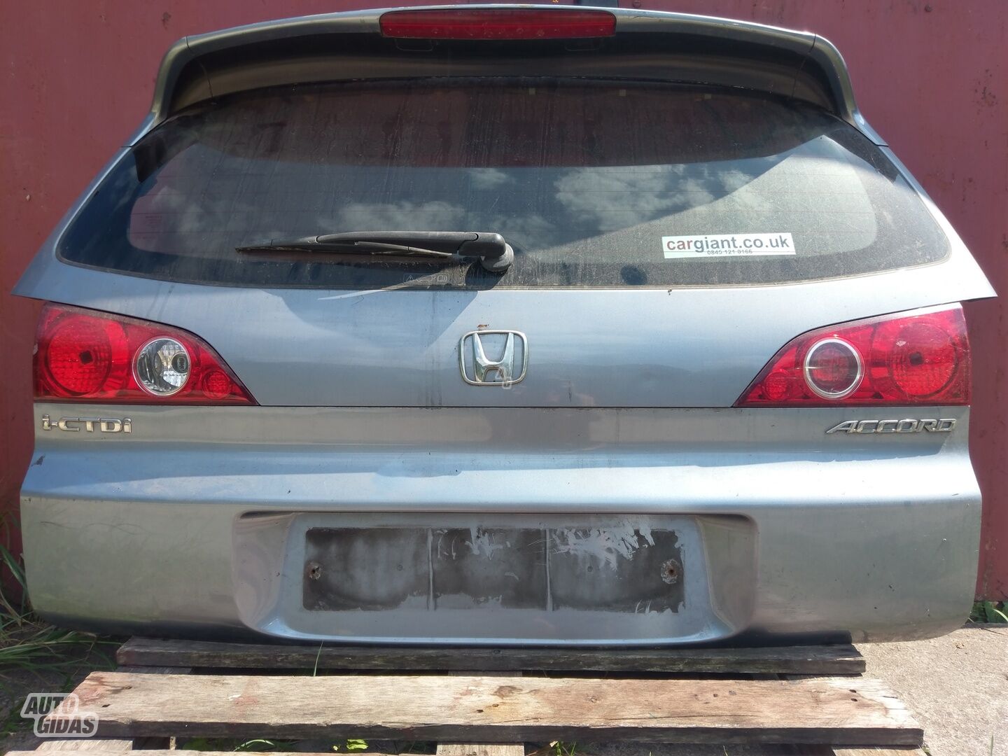 Galinis dangtis (bagažinės), Honda Accord VII 2005 y