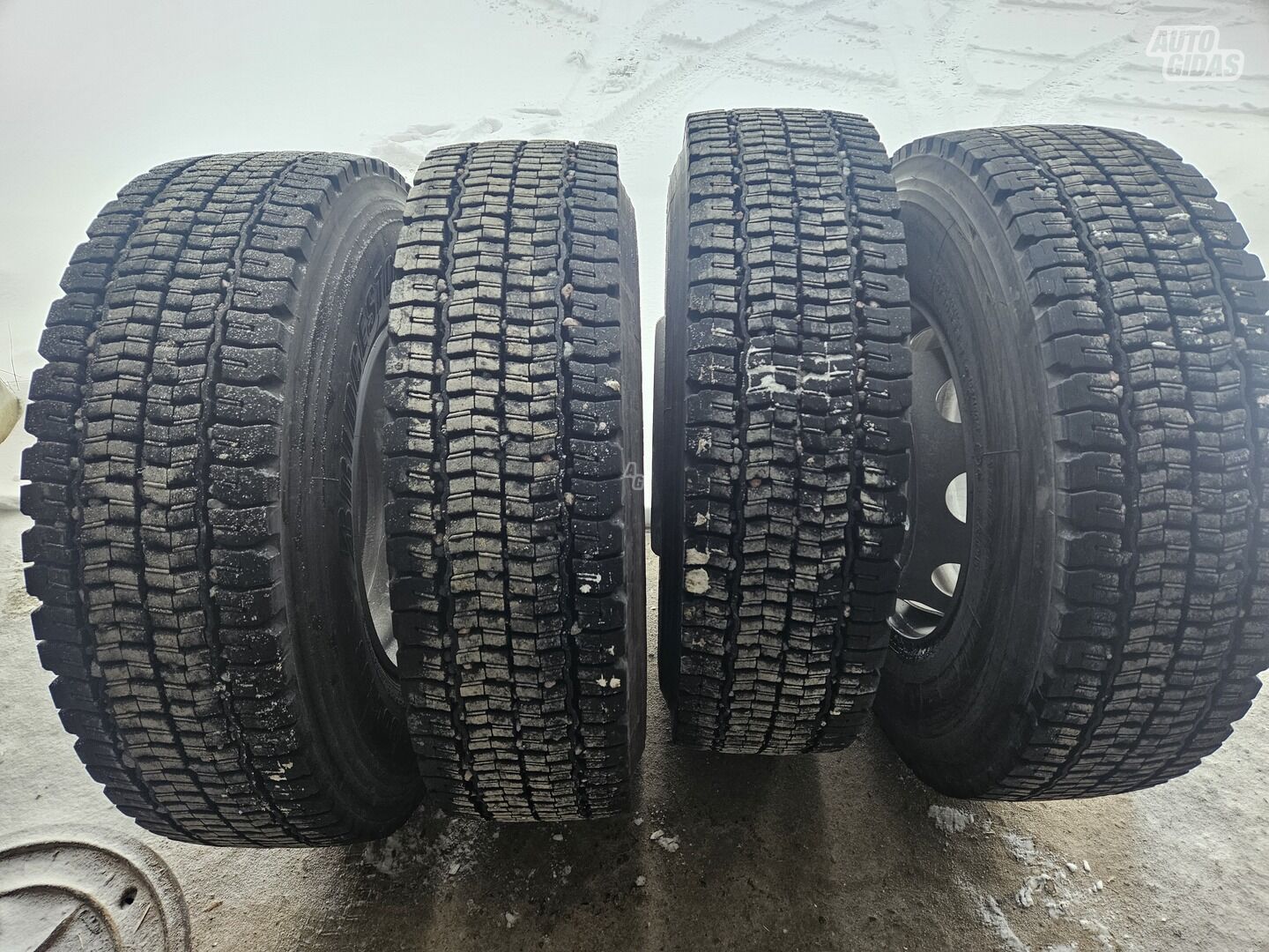 Bridgestone R22.5 winter tyres trucks and buses