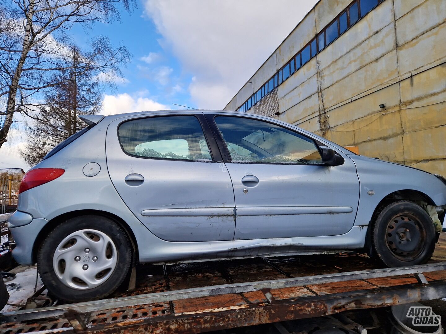 Peugeot 206 2001 m dalys