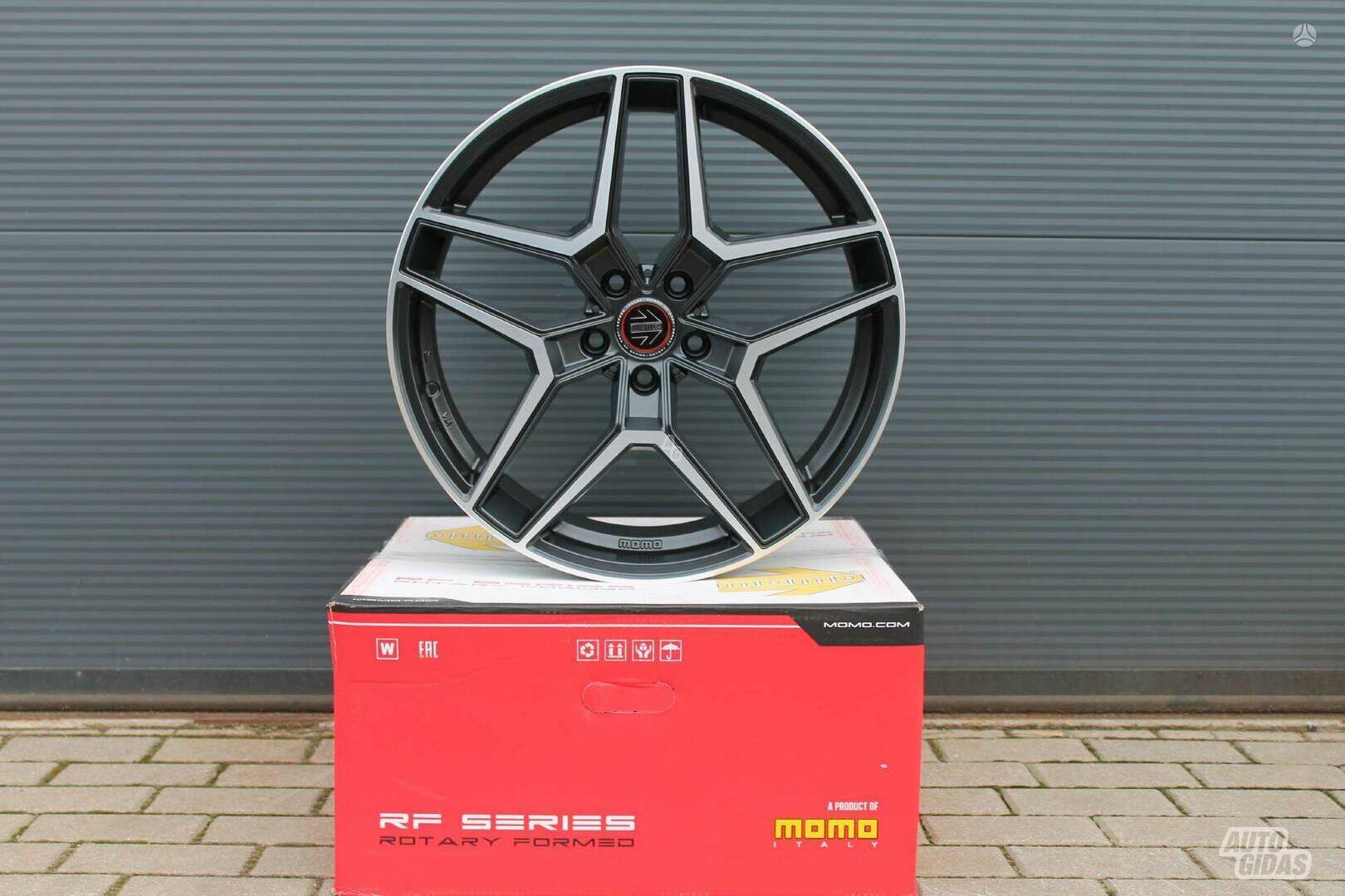 RF-06 Matt Black Polished rims