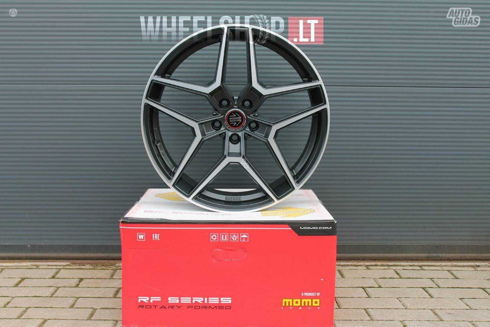 RF-06 Matt Black Polished rims