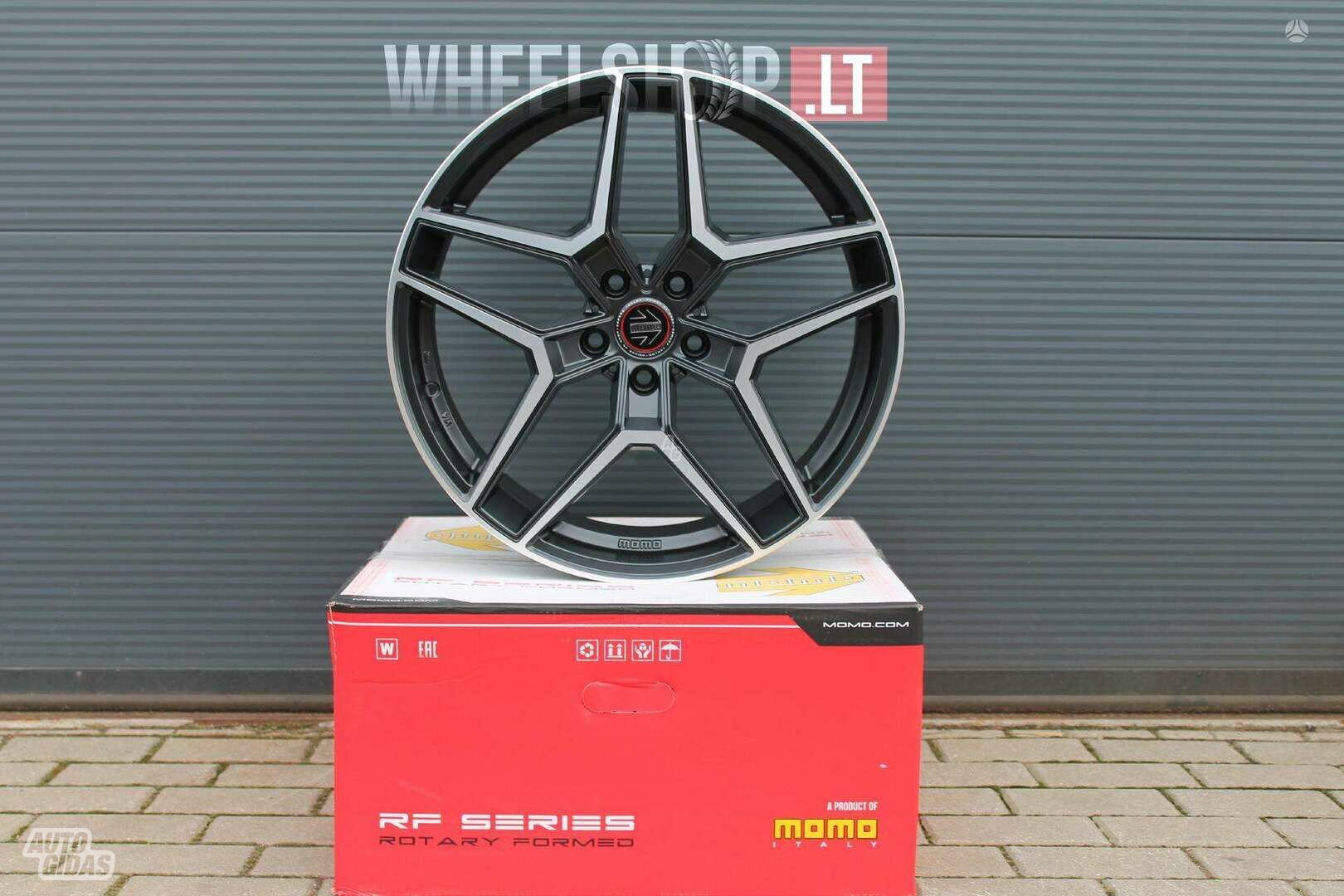 RF-06 Matt Black Polished rims