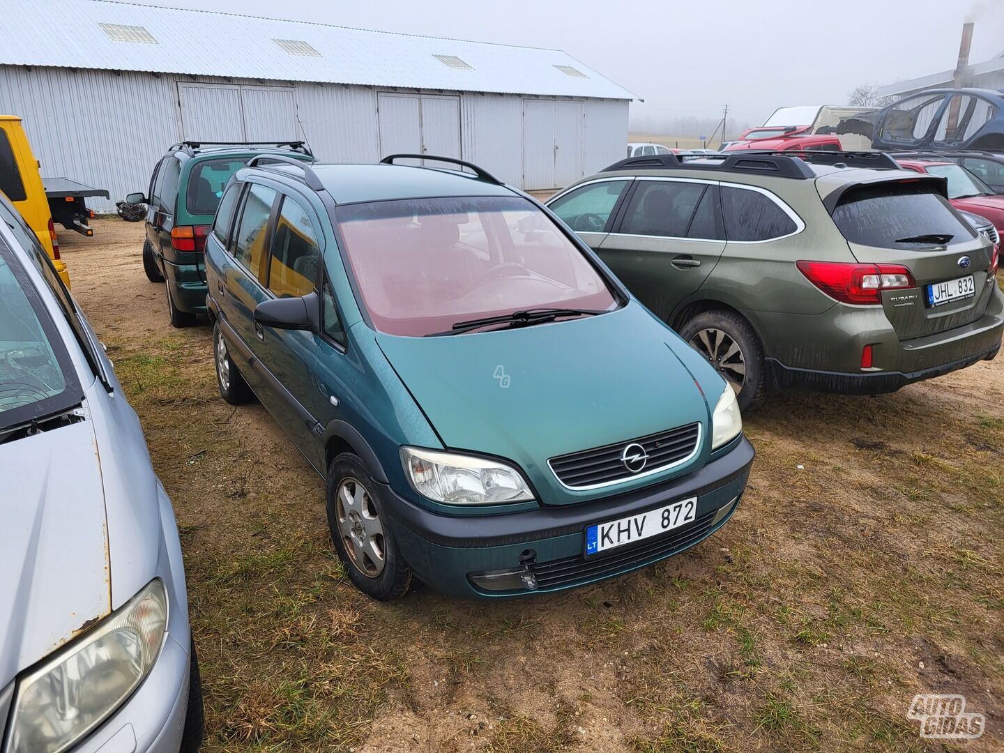 Opel Zafira A 2001 m dalys
