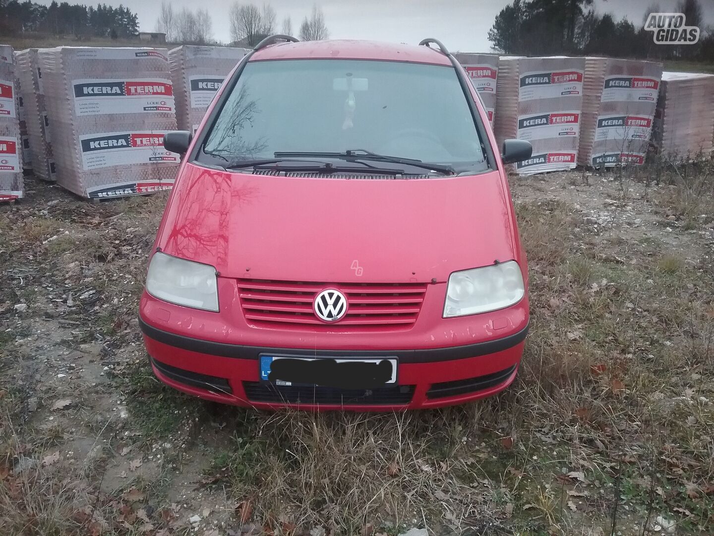 Volkswagen Sharan 2001 m dalys