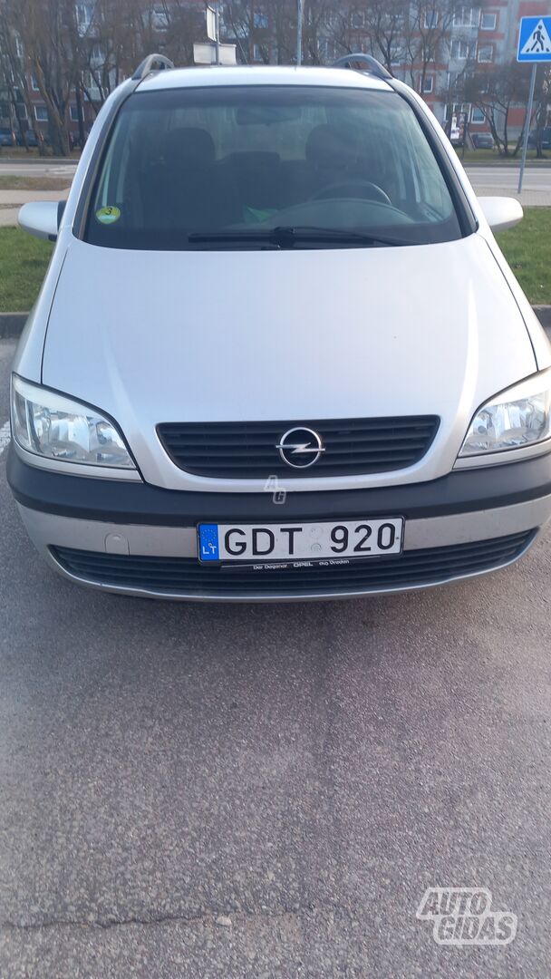 Opel Zafira 2000 y Van