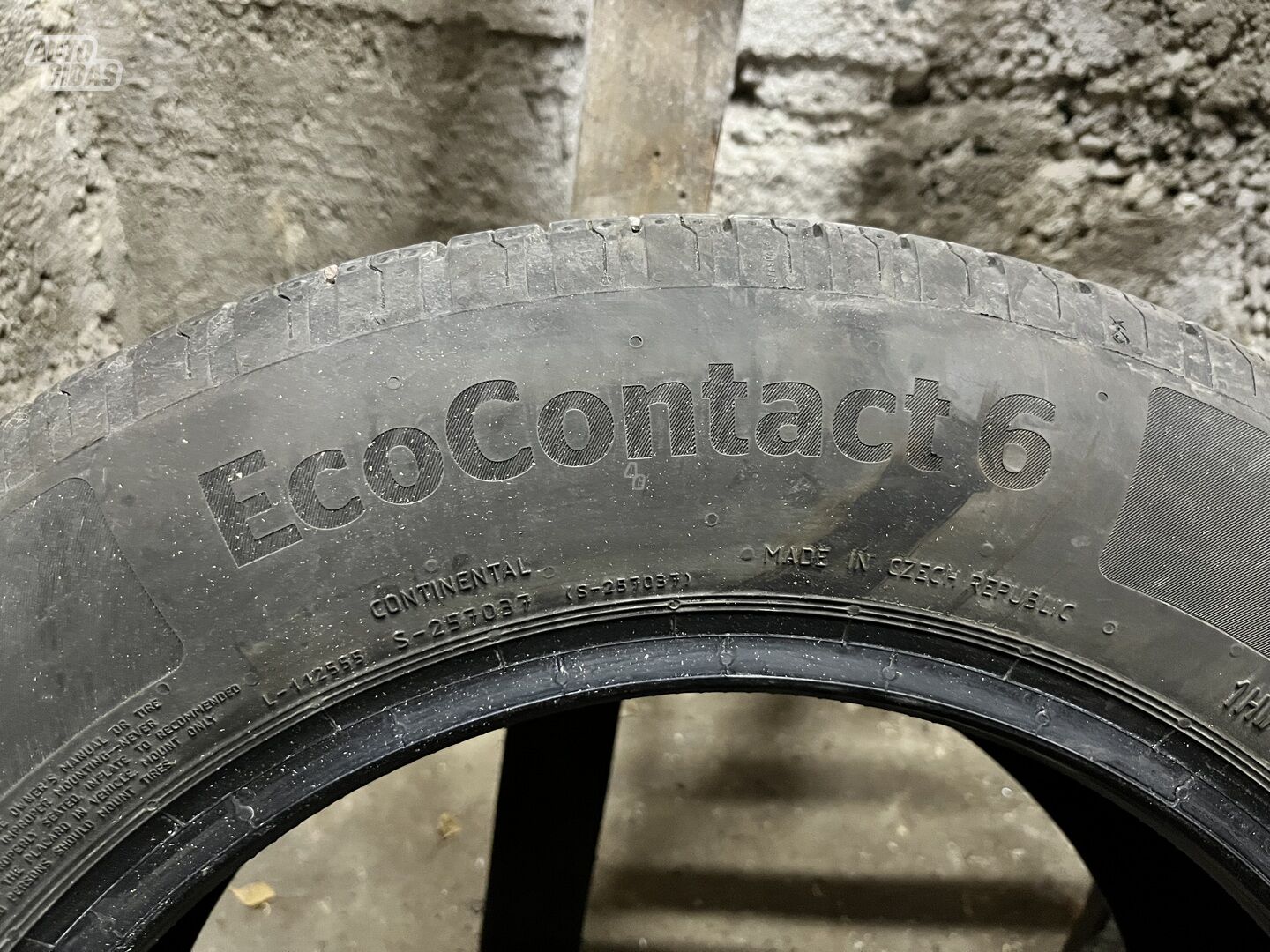 Continental EcoContact6 R15 summer tyres passanger car
