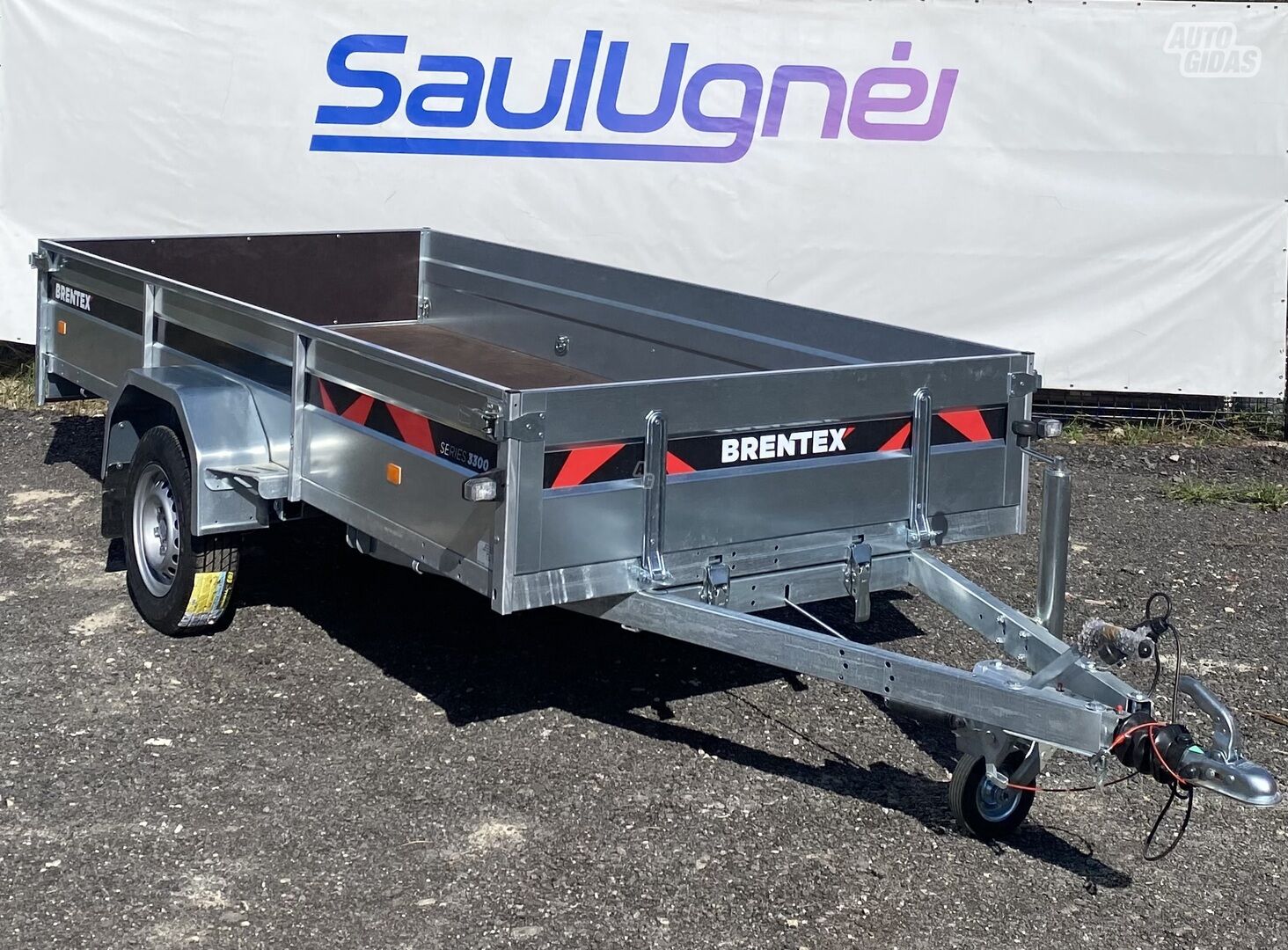 BRENTEX-TRAILER  Su stabdžiais nuo 750 iki 1500 2024 y Car trailer