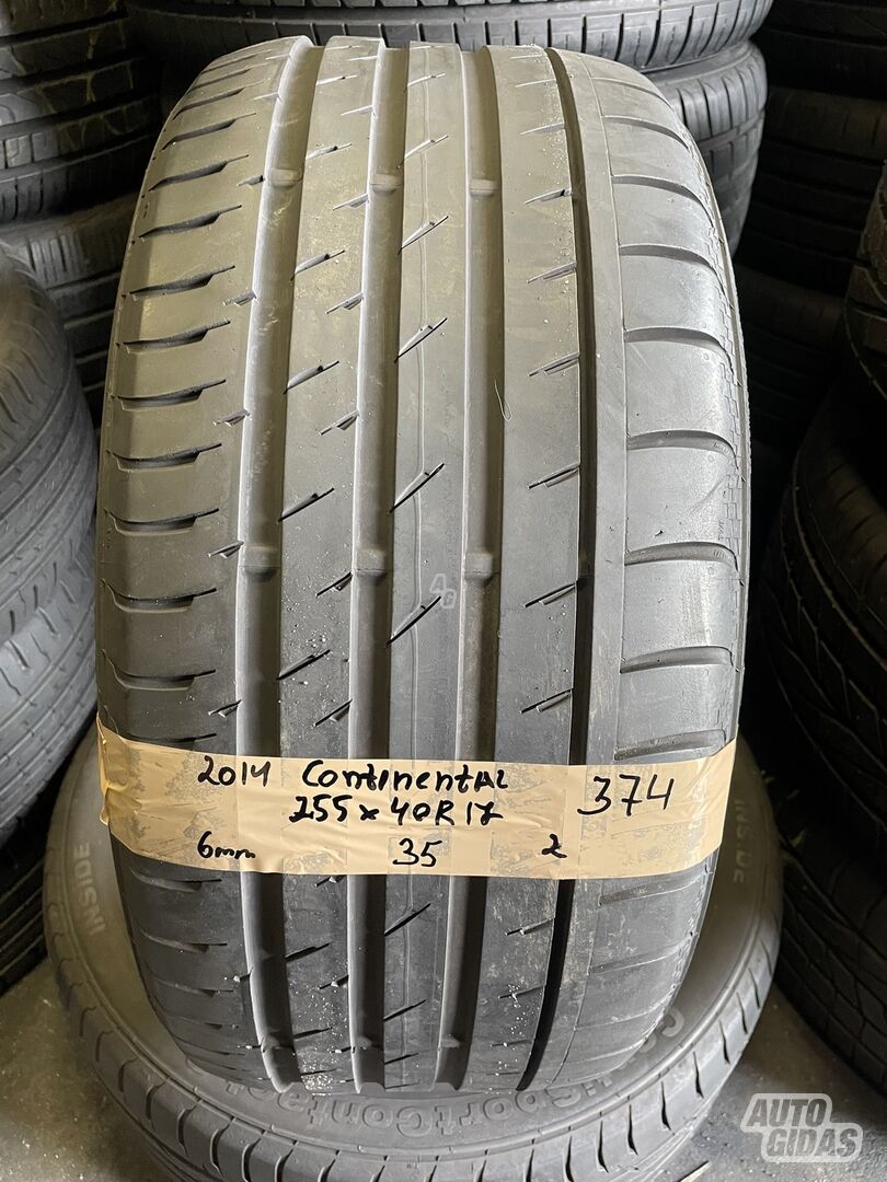 Continental R17 summer tyres passanger car