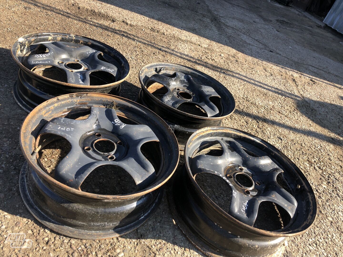 Steel stamped R16 rims