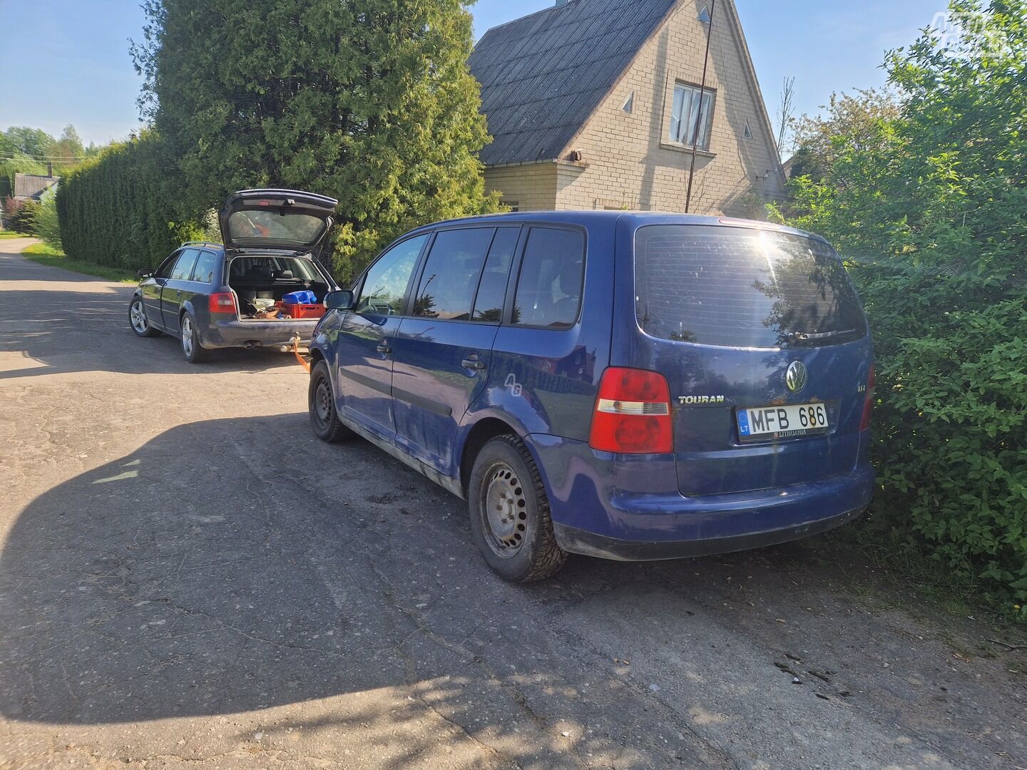 Volkswagen Touran I Тdi 2004 m dalys