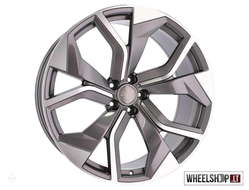 Q8 StyleGrey Polished rims