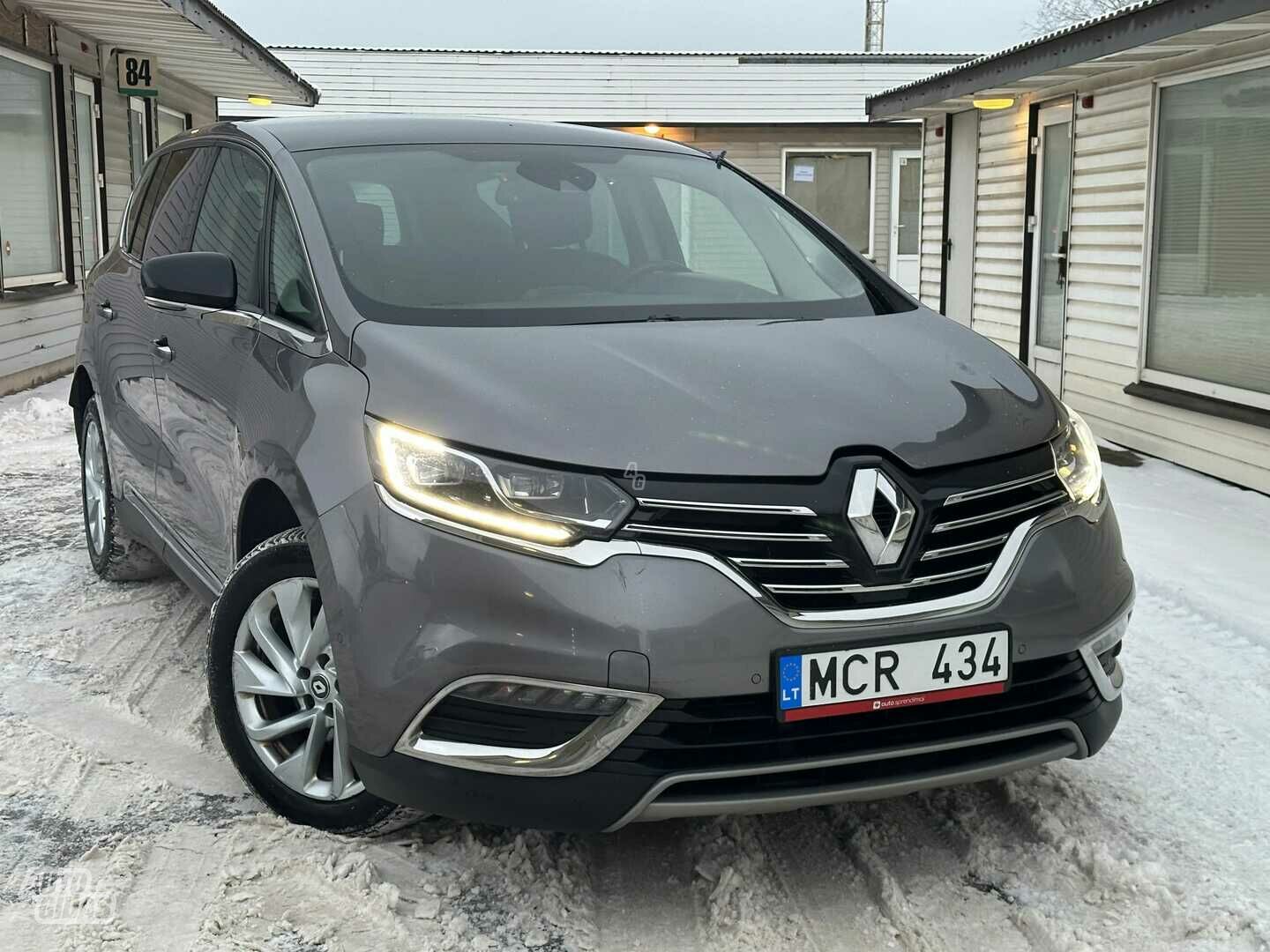 Renault Espace 2016 y Van