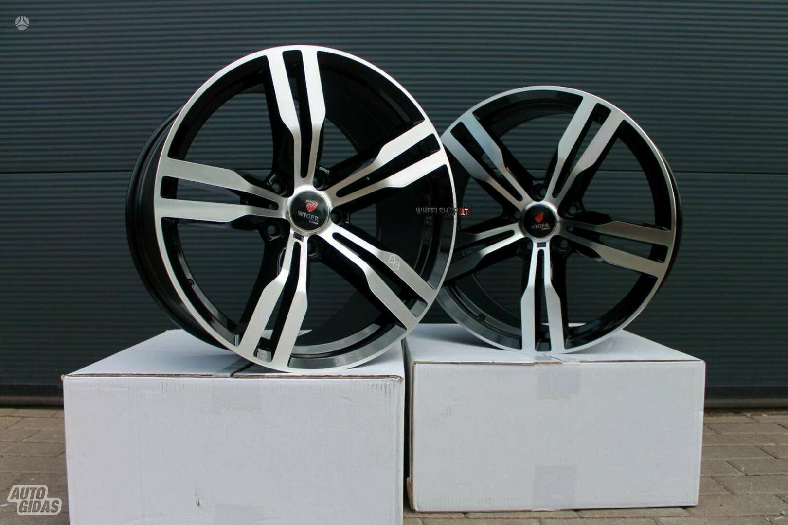 F101 Style Black Polished rims