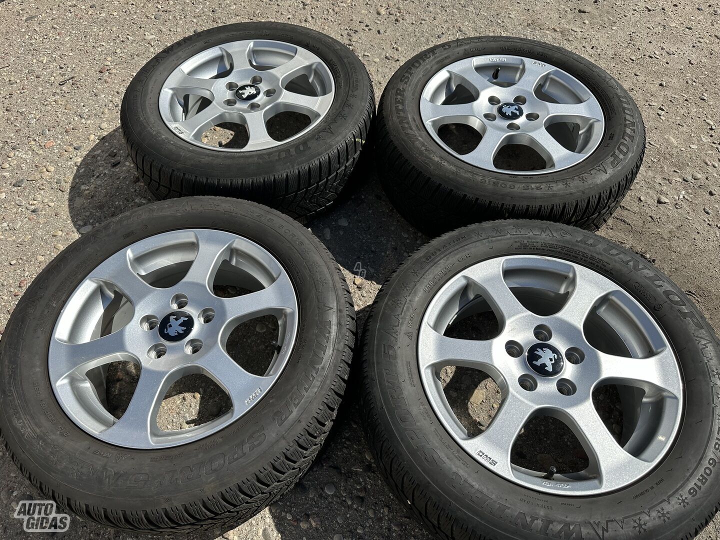 Peugeot R16 light alloy rims