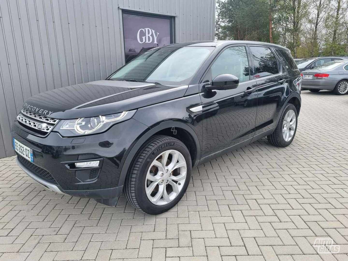 Land Rover Discovery Sport 2016 m Visureigis / Krosoveris