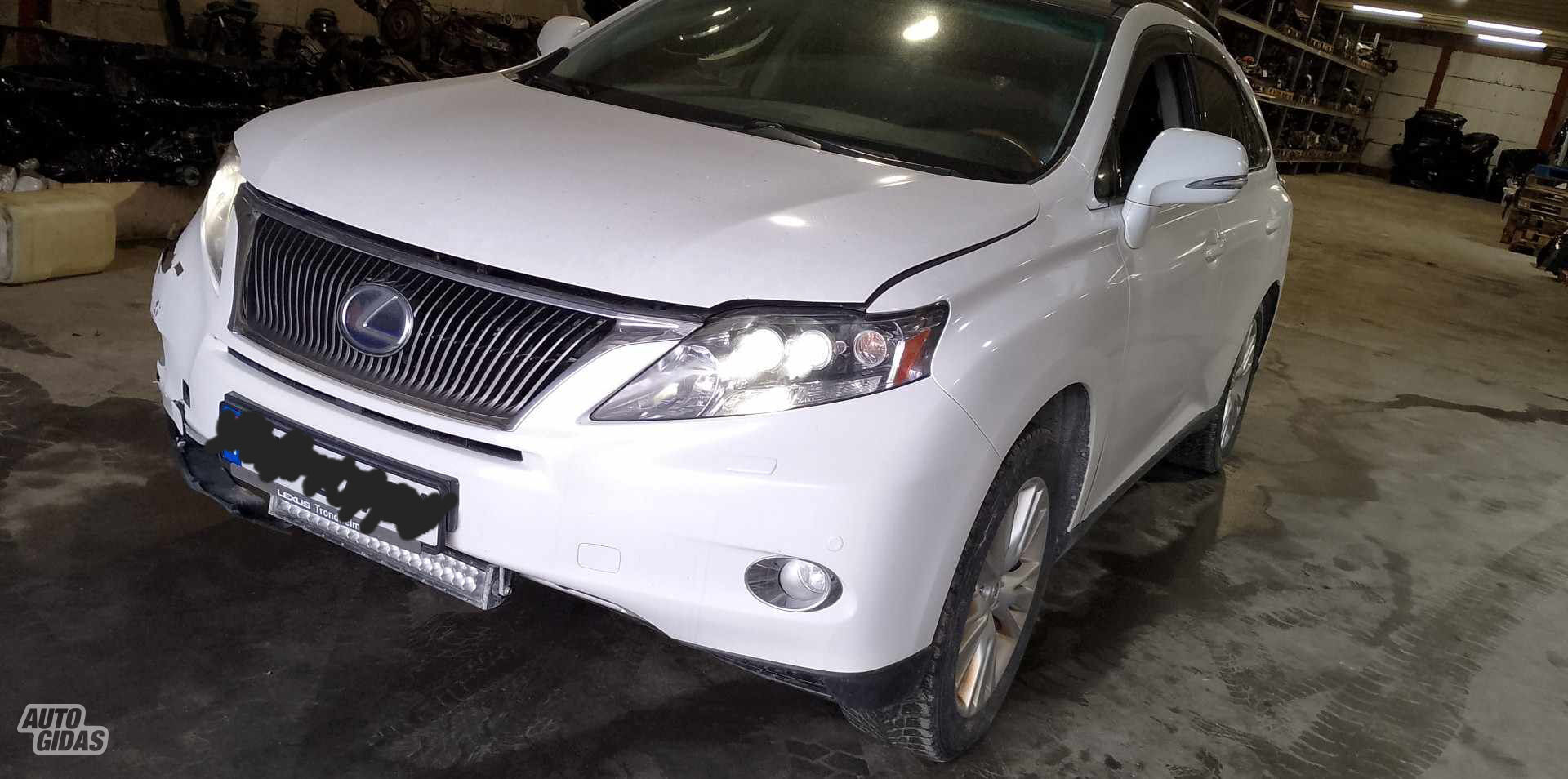 Lexus Rx 400H 2010 m dalys